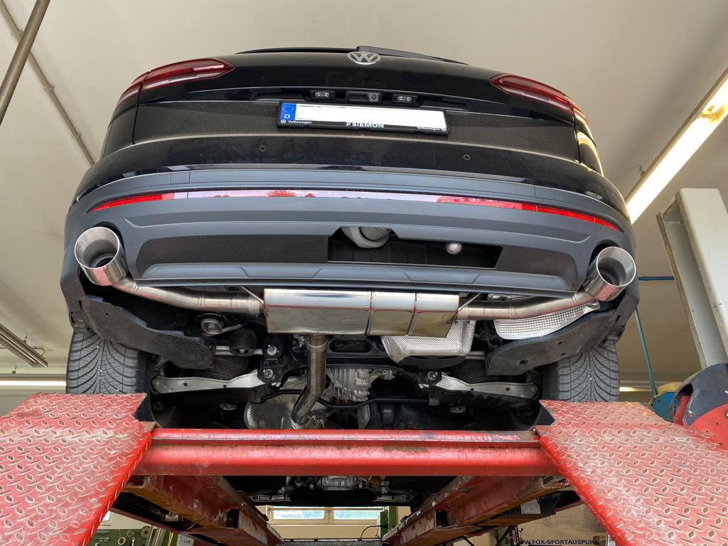 FOX VW Touareg Typ CR7 Endschalldämpfer Ausgang rechts/links - 1x114 Typ 25 rechts/links