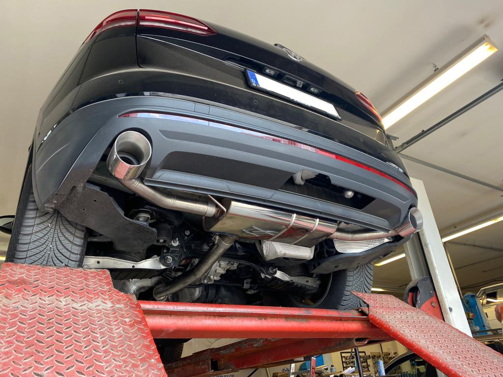FOX VW Touareg Typ CR7 Endschalldämpfer Ausgang rechts/links - 1x114 Typ 25 rechts/links