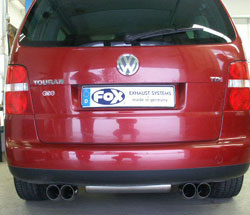 VW Touran Endschalldämpfer Ausgang rechts/links - 2x76 Typ 18 rechts/links
