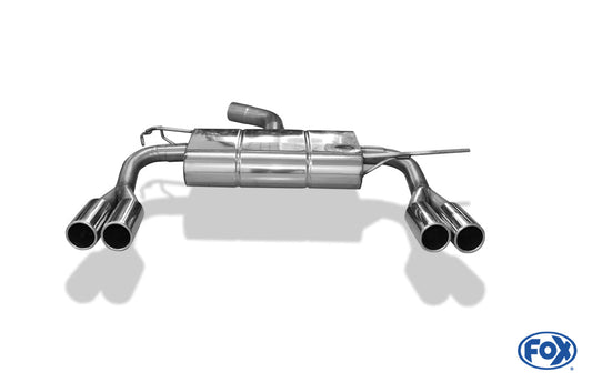 VW Touran Cross GTD Endschalldämpfer Ausgang rechts/links - 2x76 Typ 12 rechts/links
