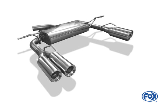 VW Eos V6 Endschalldämpfer Ausgang rechts/links - 2x80 Typ 13 rechts/links