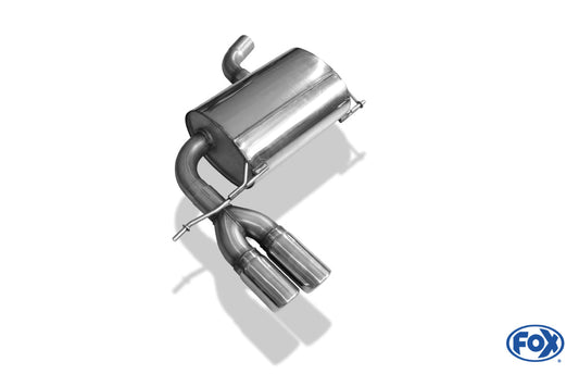 FOX VW Tiguan 5N - 4motion Endschalldämpfer - 2x80 Typ 17