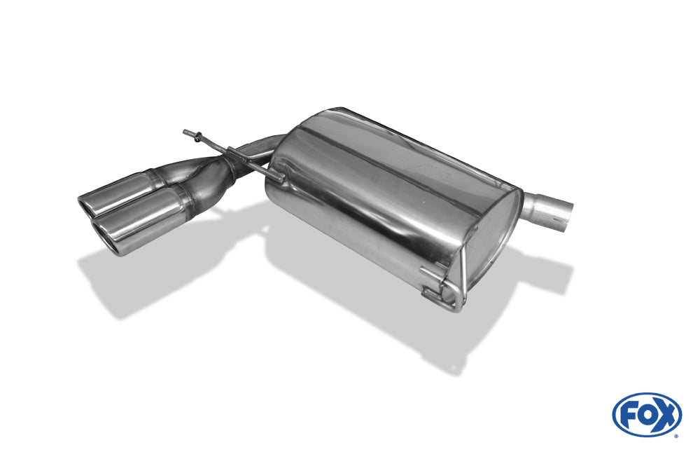 FOX VW Tiguan 5N - 4motion Endschalldämpfer - 2x80 Typ 17