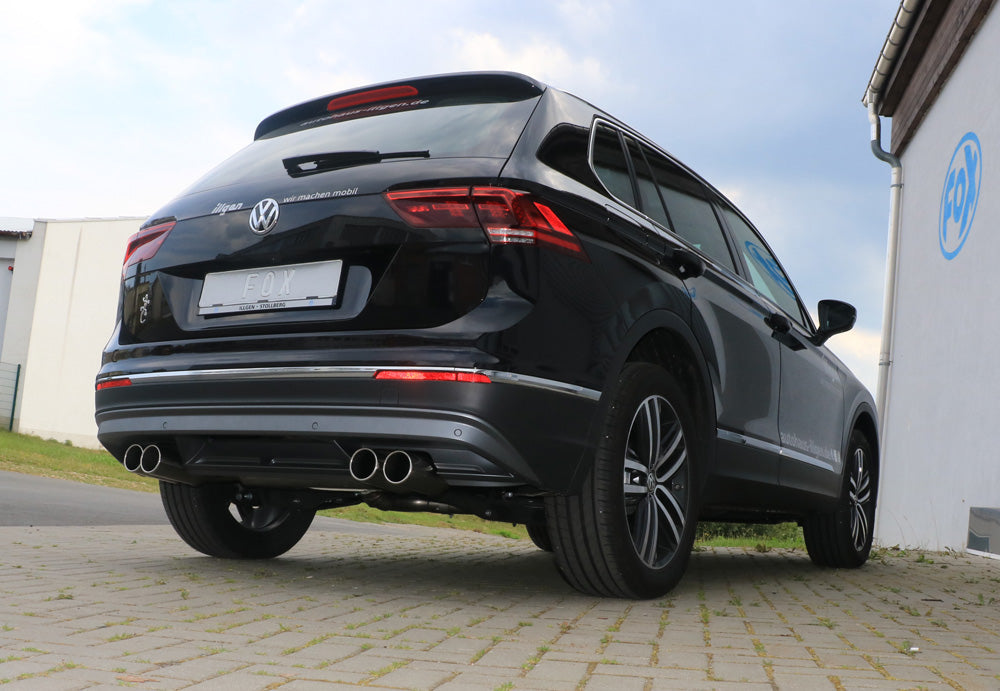 VW Tiguan II Benzin - 4motion Endschalldämpfer Ausgang rechts/links - 2x90 Typ 12 rechts/links