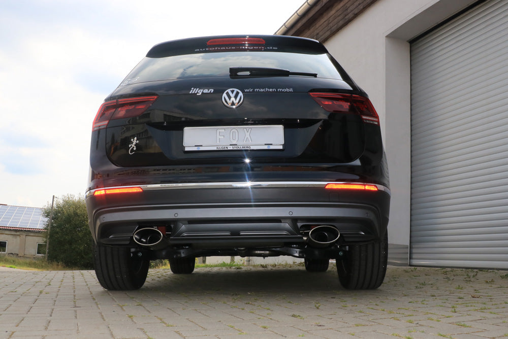 VW Tiguan II Benzin - 4motion Endschalldämpfer Ausgang rechts/links - 160x90 Typ 38 rechts/links