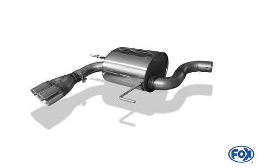 VW Tiguan II Diesel - 4motion Endschalldämpfer - 2x80 Typ 25