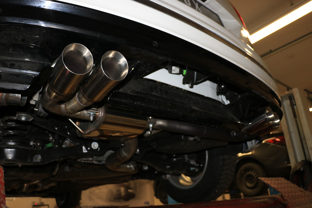 VW Tiguan II Diesel - 4motion Endschalldämpfer quer - 2x80 Typ 25 rechts/links