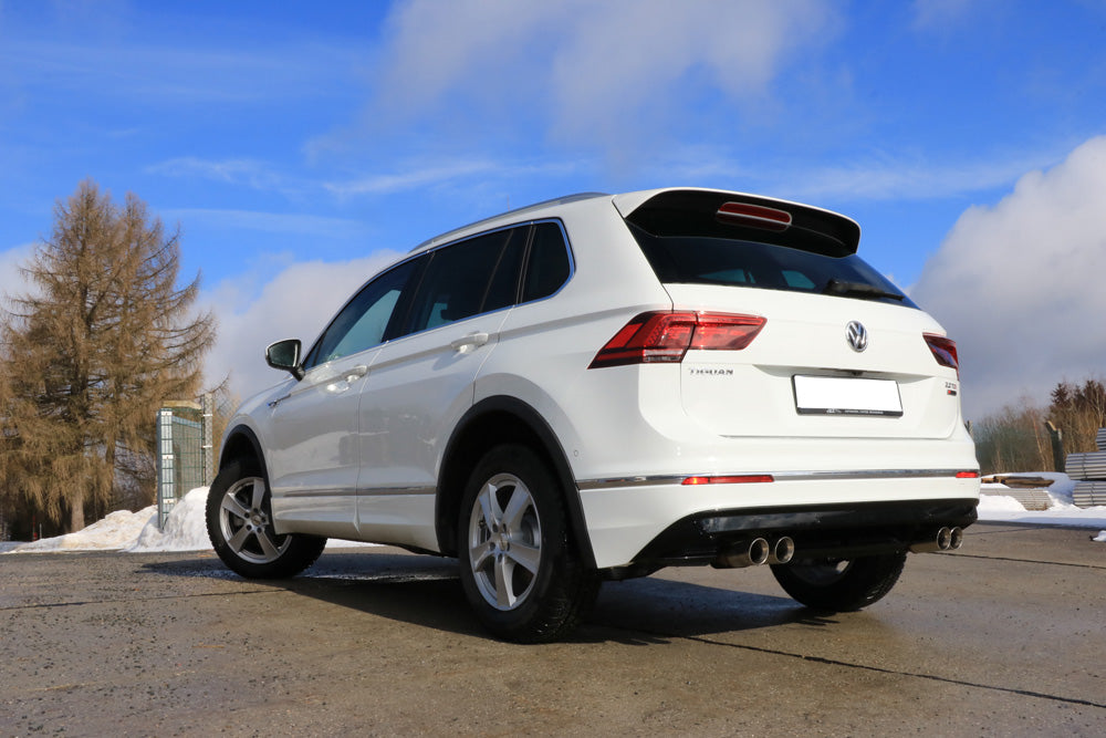 VW Tiguan II Diesel - 4motion Endschalldämpfer quer - 2x80 Typ 25 rechts/links