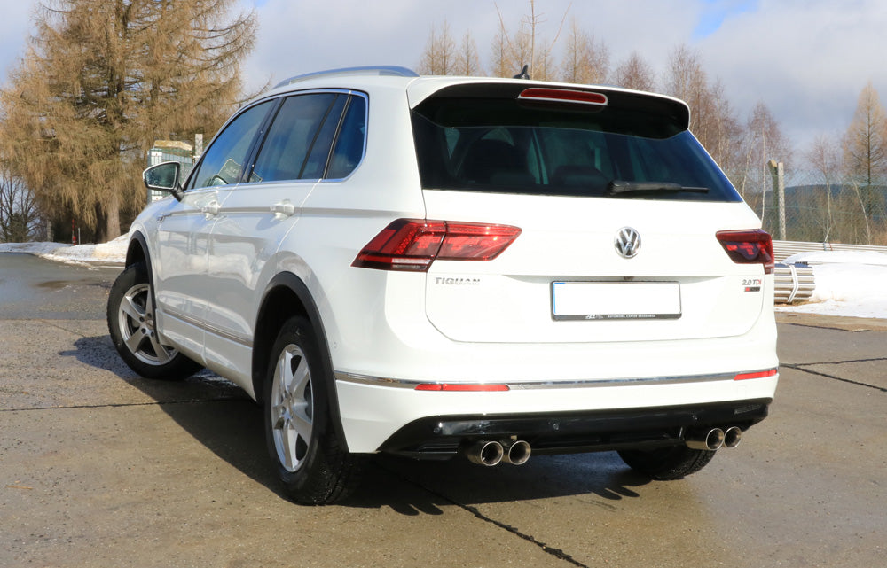 VW Tiguan II Diesel - 4motion Endschalldämpfer quer - 2x80 Typ 25 rechts/links