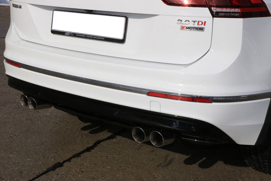 VW Tiguan II Diesel - 4motion Endschalldämpfer quer - 2x80 Typ 25 rechts/links