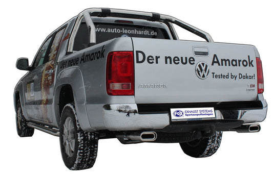 VW Amarok 4x4 Endschalldämpfer Ausgang rechts/links - 160x80 Typ 53 rechts/links