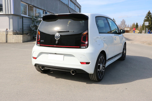 VW UP GTI Endrohrsystem rechts/links passend auf originalen oder FOX-Endschalldämpfer - 1x90 Typ 25 rechts/links