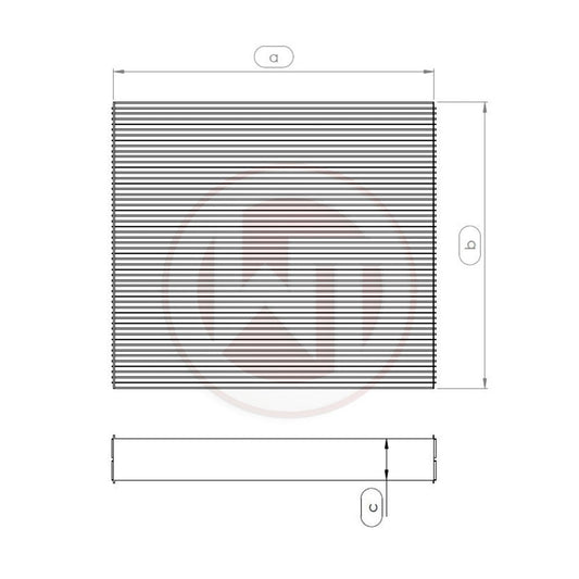 Wagner Tuning Wasserkühlernetz 524x468x68