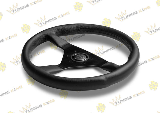 MOMO Lenkrad Montecarlo 350mm Schwarz Glattleder