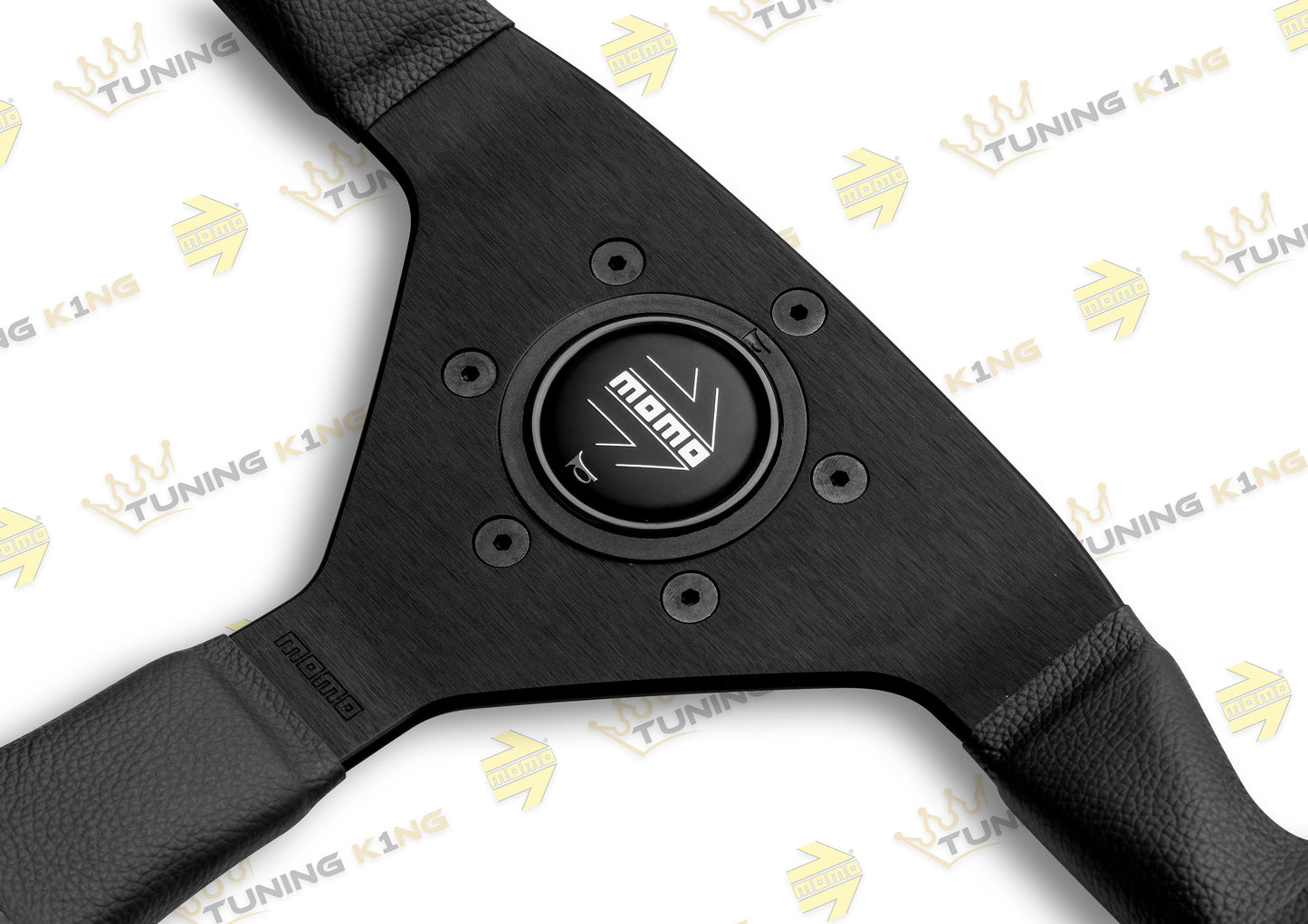 MOMO Lenkrad Montecarlo 320mm Schwarz Glattleder