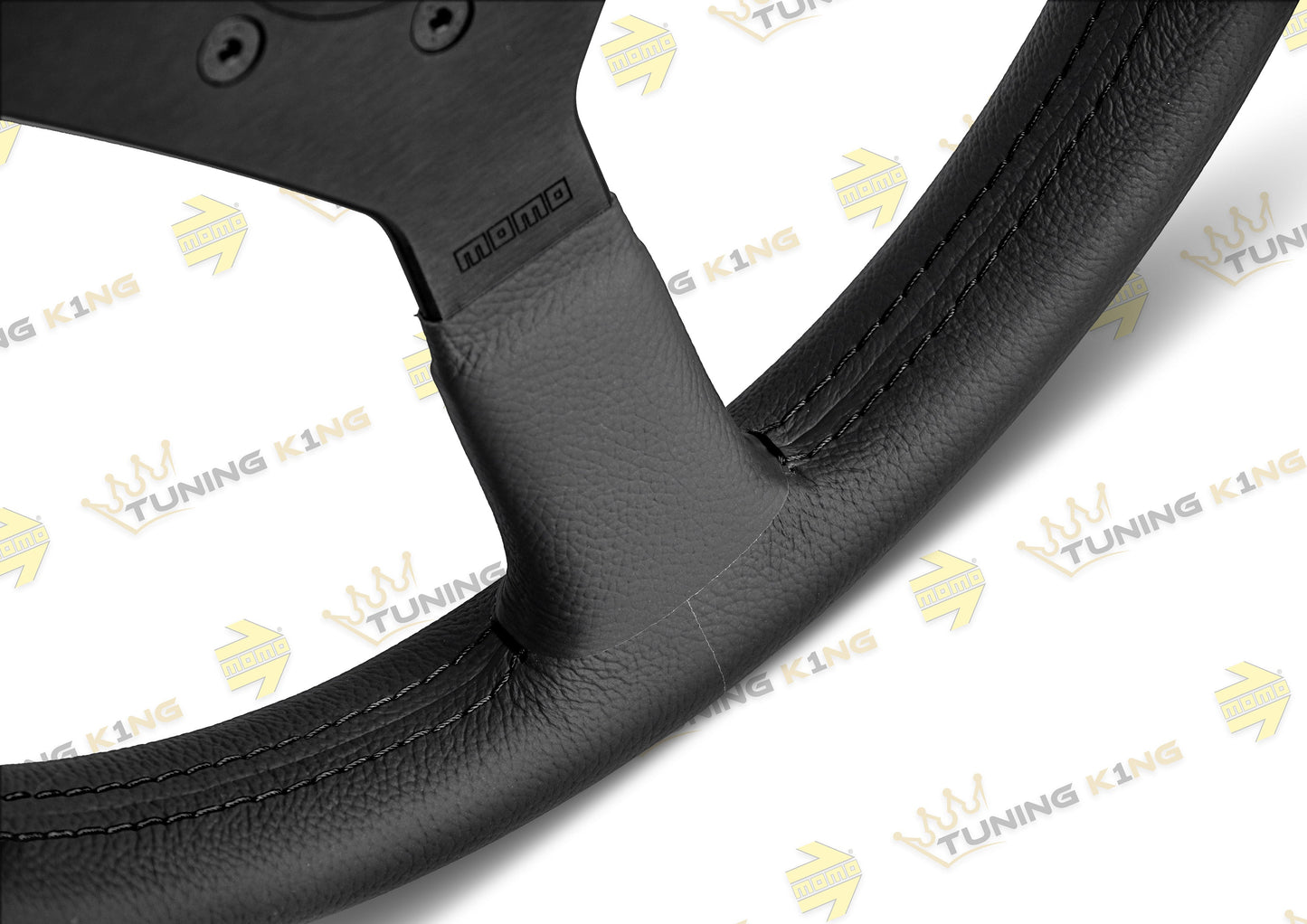 MOMO Lenkrad Montecarlo 320mm Schwarz Glattleder