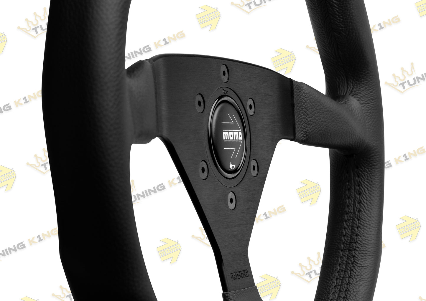 MOMO Lenkrad Montecarlo 320mm Schwarz Glattleder
