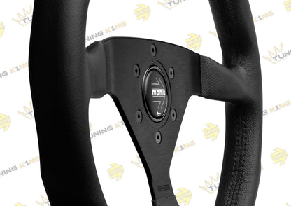 MOMO Lenkrad Montecarlo 320mm Schwarz Glattleder