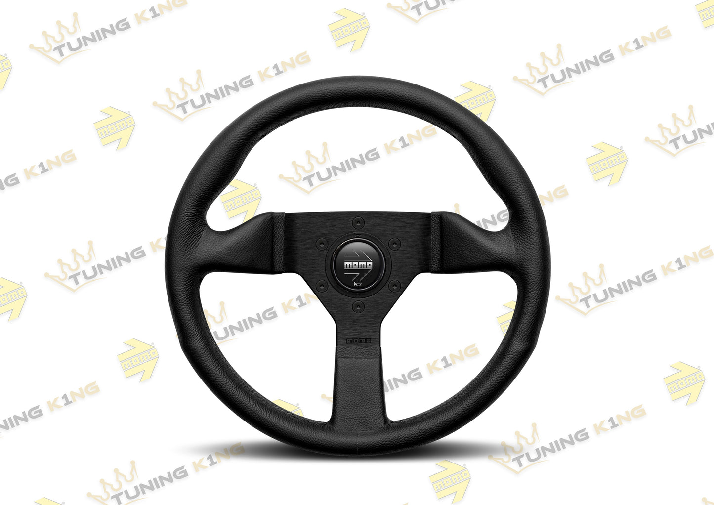 MOMO Lenkrad Montecarlo 320mm Schwarz Glattleder