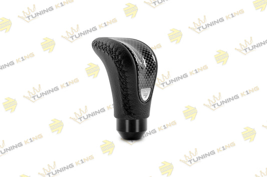 MOMO Schaltknauf Combat Evo Carbon / Schwarz Leder
