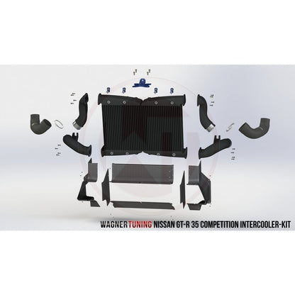Wagner Tuning Comp. Ladeluftkühler Kit für Nissan R 35