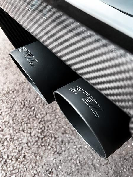 Grail Auspuffanlage BMW G8x M3/M4 3-Zoll Edelstahl Endrohre Montage bei Grail