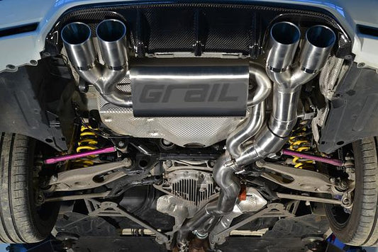 Grail Auspuffanlage BMW M2 Competition F87 3.5-Zoll Schwarze Endrohre