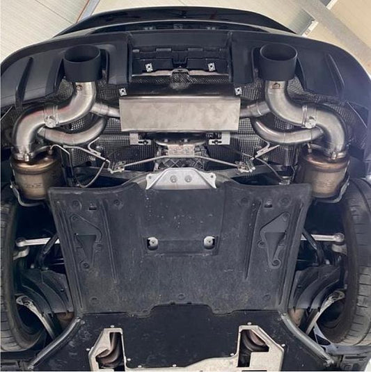 Grail Auspuffanlage Porsche 718 Cayman GT4 Edelstahl Endrohre
