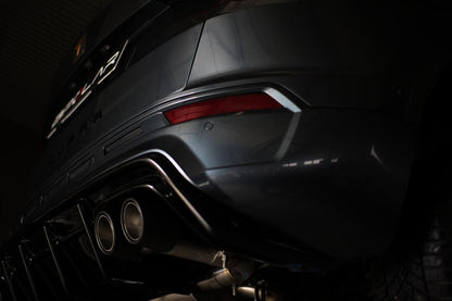 Grail Auspuffanlage Cupra Ateca 3.5-Zoll 4-flutig Chrom Endrohre an Serie Montage bei Grail