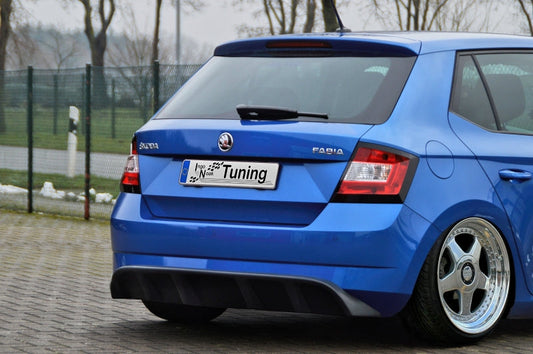 Heckansatz Heckdiffusor Skoda Fabia III, NJ ab Bj.: 2014- Carbon