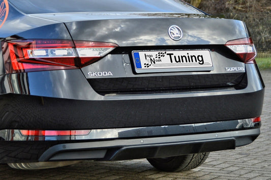 Heckdiffusor ABS Skoda Superb 3, 3T/3V Ab Bj.: 2015- Carbon