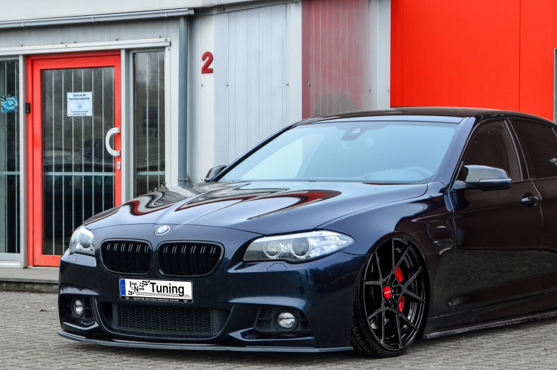 CUP Frontspoilerlippe ABS BMW 5er F10 + F11 Bj.: 2013-2015 Schwarz Matt