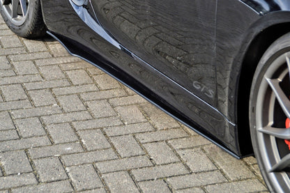 CUP 2 Seitenschweller Porsche Cayman 981 Bj.: 2013-2016 Schwarz Matt