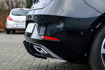 Gefräster Heckansatz Seat Leon 4 ( KL) ab Bj.: 2020- Schwarz Matt