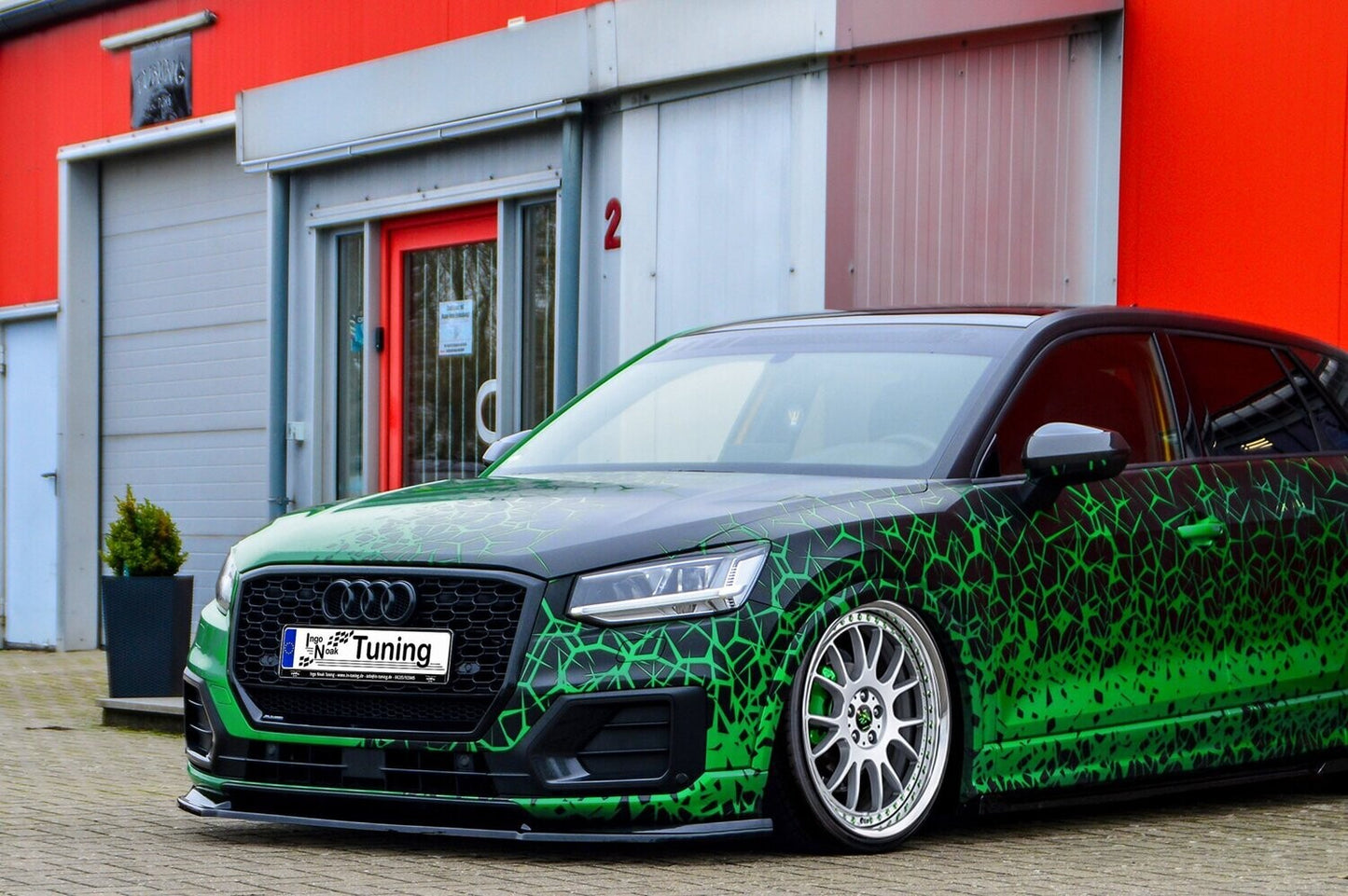 CUP Frontspoilerlippe ABS Audi Q2 GA, MK1 Bj.: 2016-2020 Carbon
