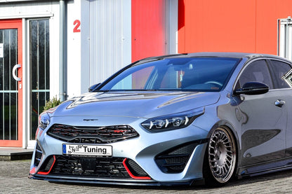 CUP Frontspoilerlippe ABS Kia Pro Ceed GT Facelift ab Bj.:2021- Schwarz Glanz