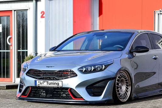 CUP Frontspoilerlippe ABS Kia Pro Ceed GT Facelift ab Bj.:2021- Schwarz Glanz