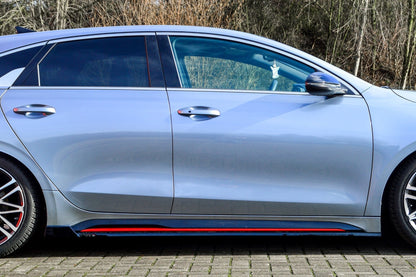 CUP Seitenschwellersatz mit Wing hinten Kia Pro Ceed GT Facelift Carbon