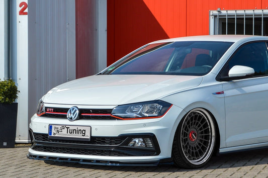 CUP Frontspoilerlippe ABS Volkswagen Polo 6 GTI 2G (AW) ab Bj.: 2017-- Carbon