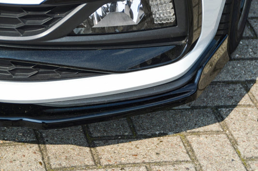 CUP Frontspoilerlippe ABS Volkswagen Polo 6 GTI 2G (AW) ab Bj.: 2017-- Carbon