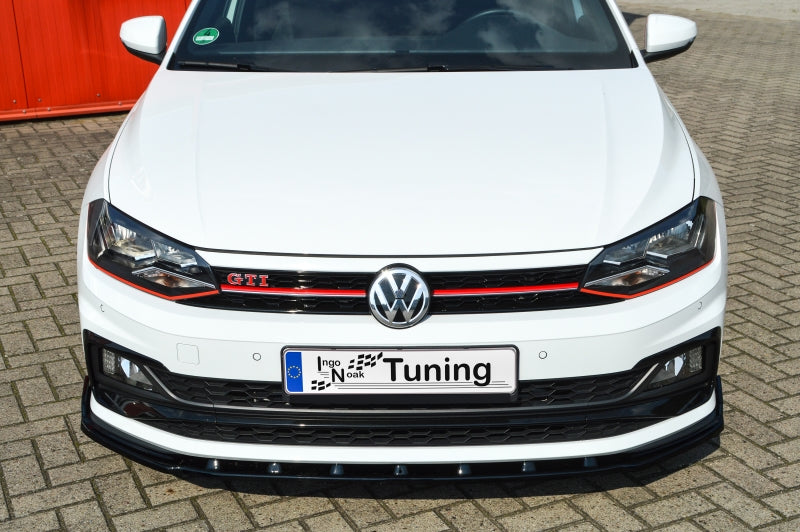 CUP Frontspoilerlippe ABS Volkswagen Polo 6 GTI 2G (AW) ab Bj.: 2017-- Carbon