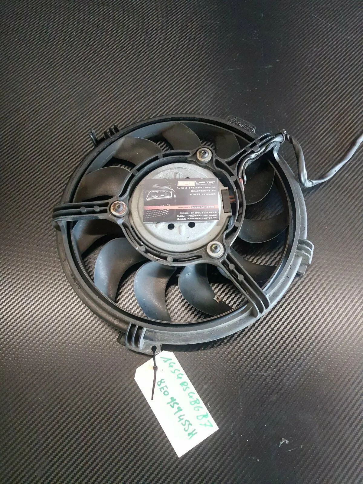 Audi S4 RS4 B6 B7 Elektrolüfter 8E0959455H Lüftermotor Lüfter