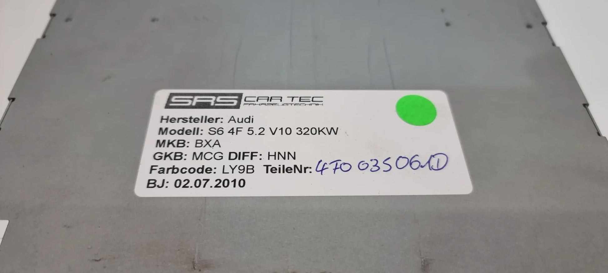 Audi A6 4F A5 8T Steuergerät Navigation Radio Empfang Empfangsgerät 4F0035061D