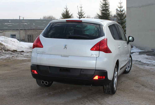 Peugeot 3008 Endschalldämpfer - 2x70 Typ 13