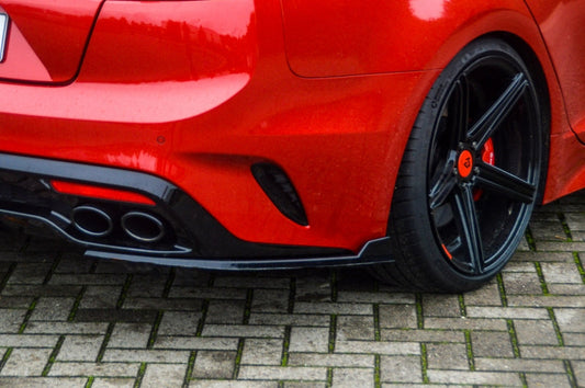 Heckansatz Seitenteile ABS Kia Stinger CK Ab Bj.:2017 Carbon