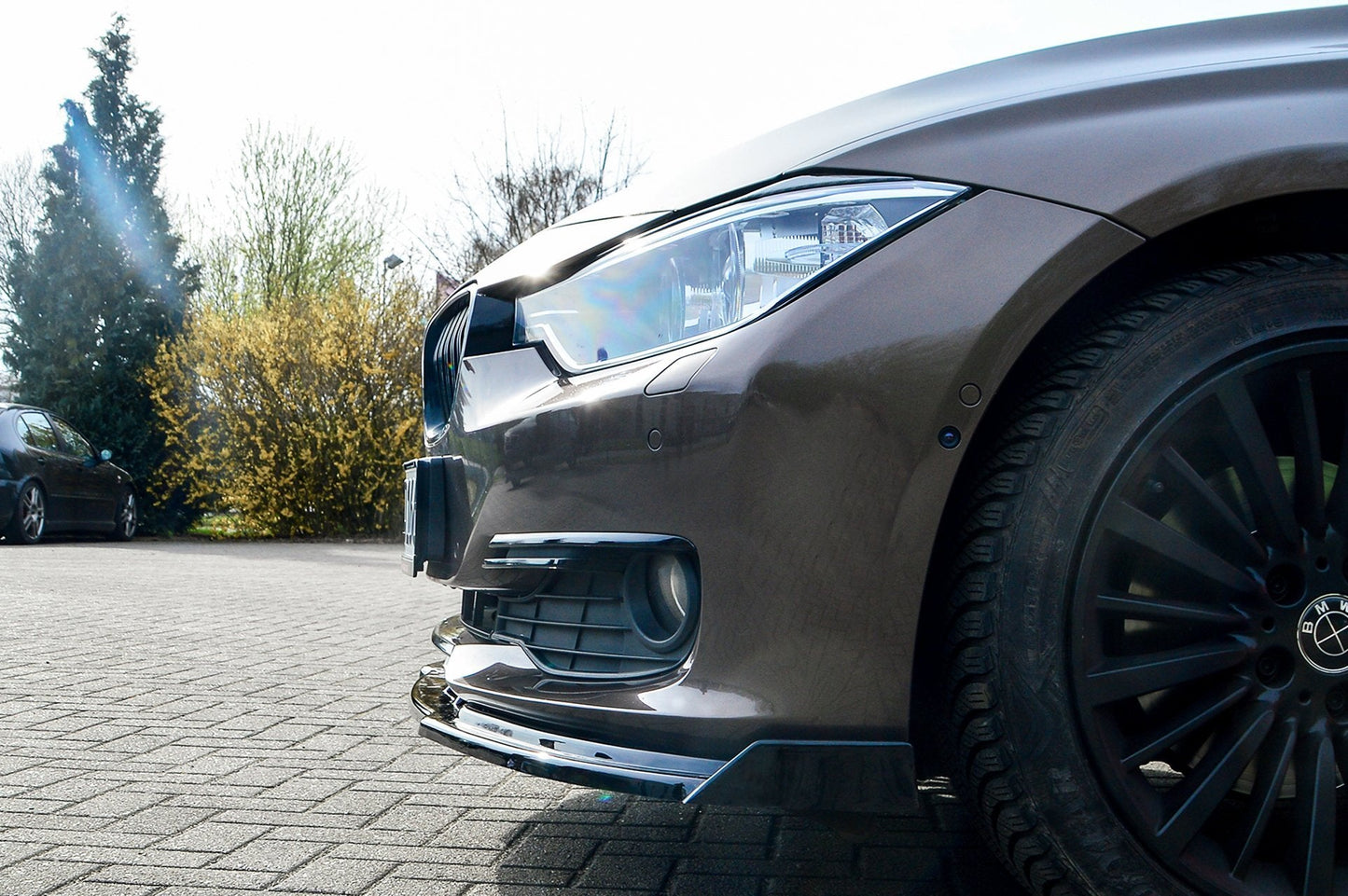 CUP Frontspoilerlippe ABS mit Seitenwing BMW 3er F30/ F31 Carbon