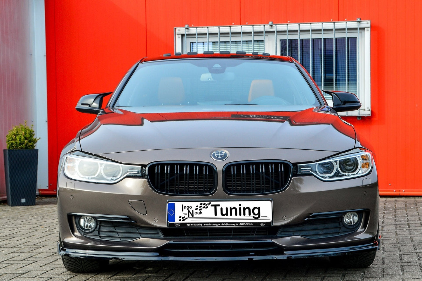 CUP Frontspoilerlippe ABS mit Seitenwing BMW 3er F30/ F31 Carbon