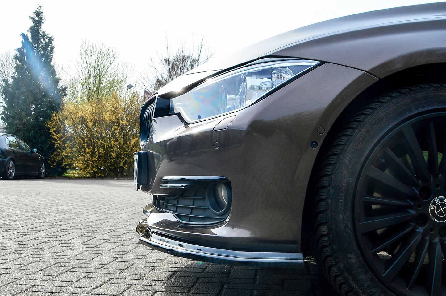CUP Frontspoilerlippe ABS BMW 3er F30/ F31 Bj.: 2011 - 2015 Schwarz Glanz