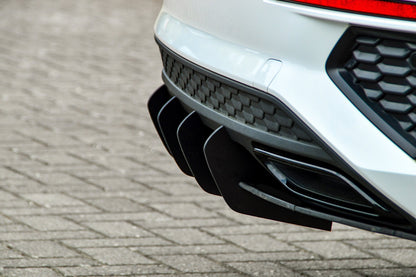 Gefräster Heckansatz Audi A3, 8Y Ab Bj.: 2019 - Schwarz Matt