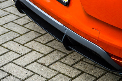 Gefräster Heckansatz Renault Clio 5, R.S.-Line ab Bj.: 2019- Schwarz Matt